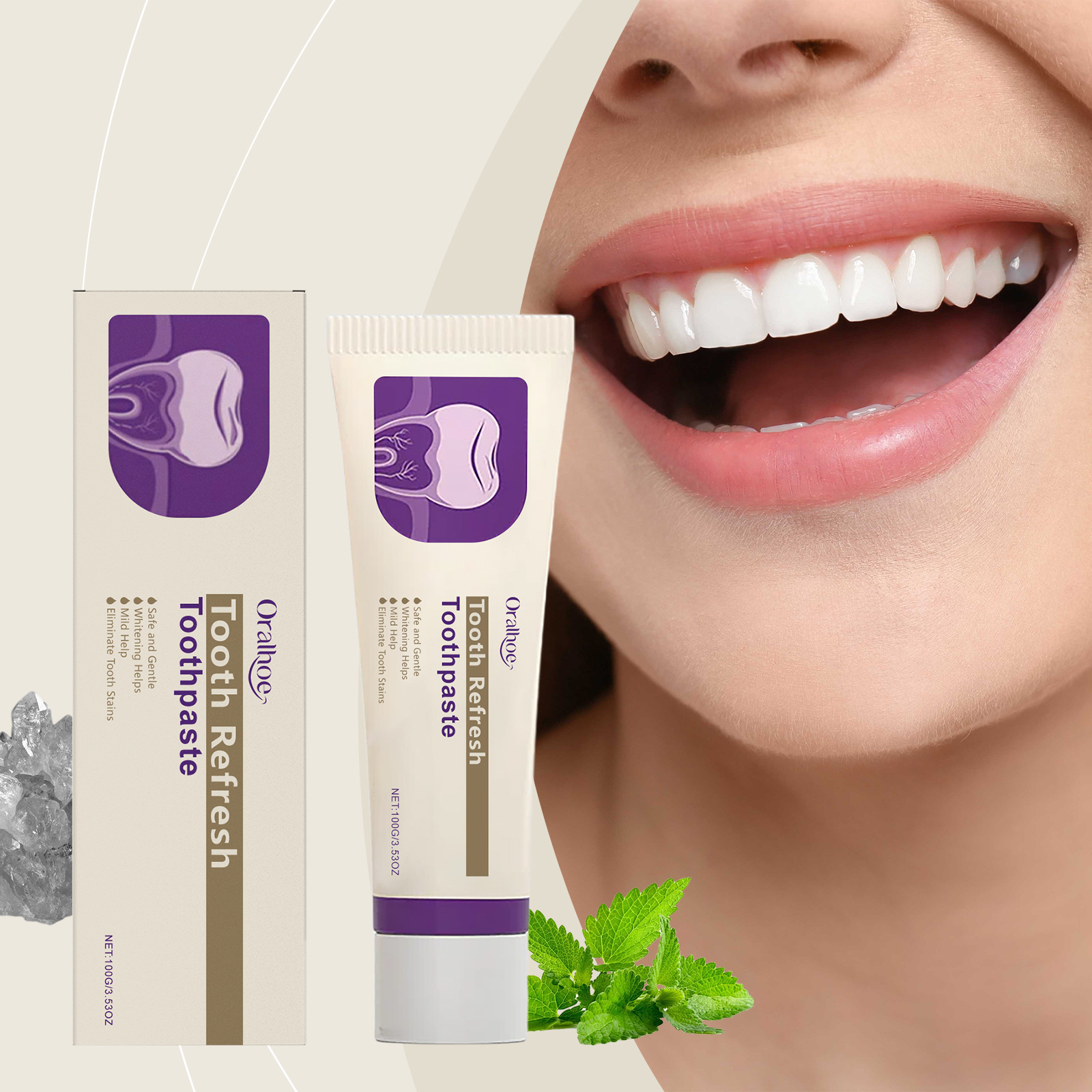 Teeth Whitening That Works - Teeth Refresh Toothpaste Whitening Freshen Breath