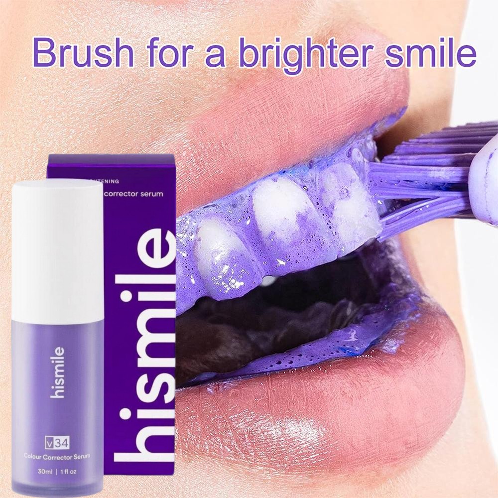 Teeth Whitening Serum - Hismile V34 Colour Corrector Serum 30ml,