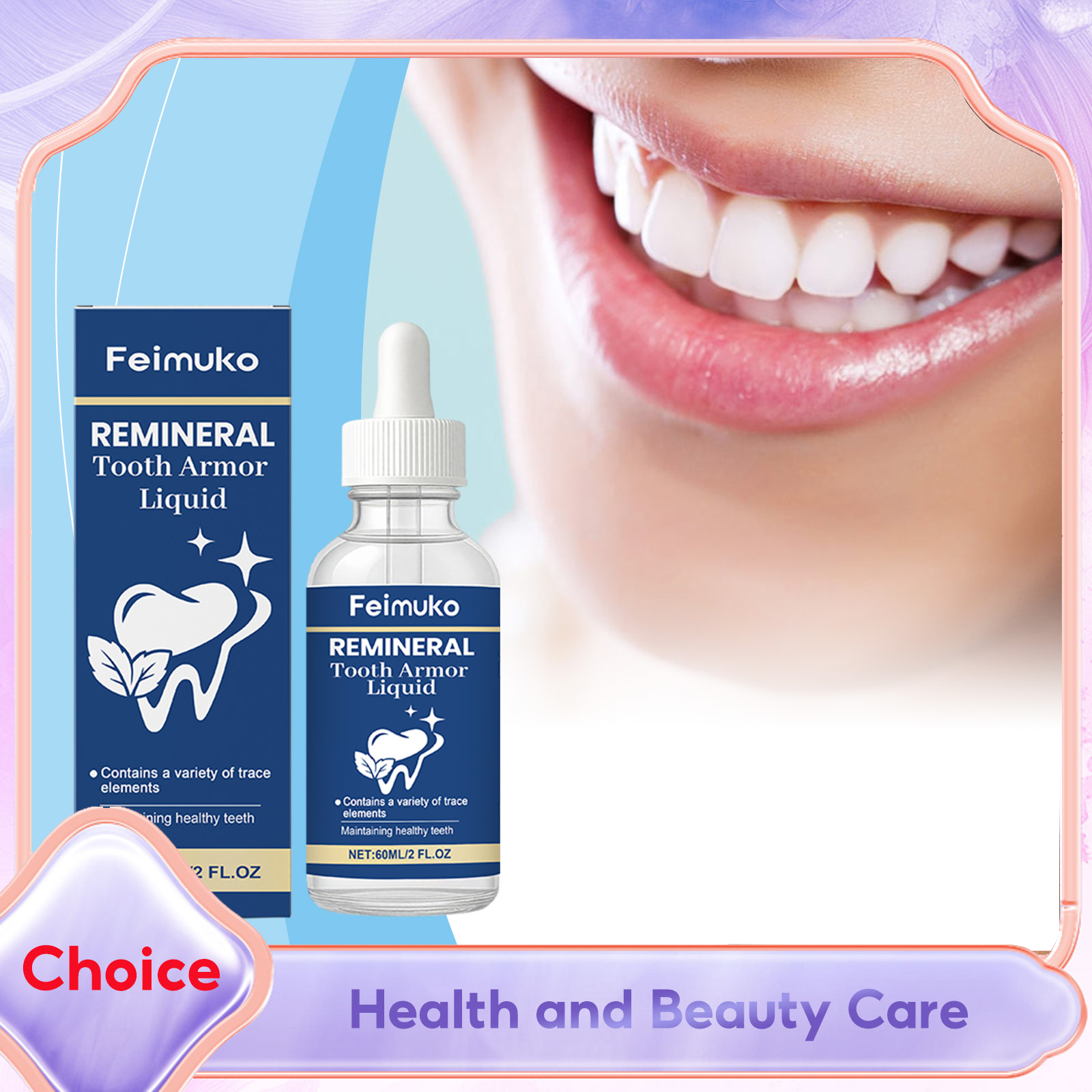 Teeth Whitening Serum - Tooth Care Liquid Hydroxyapatite Fresh Breath
