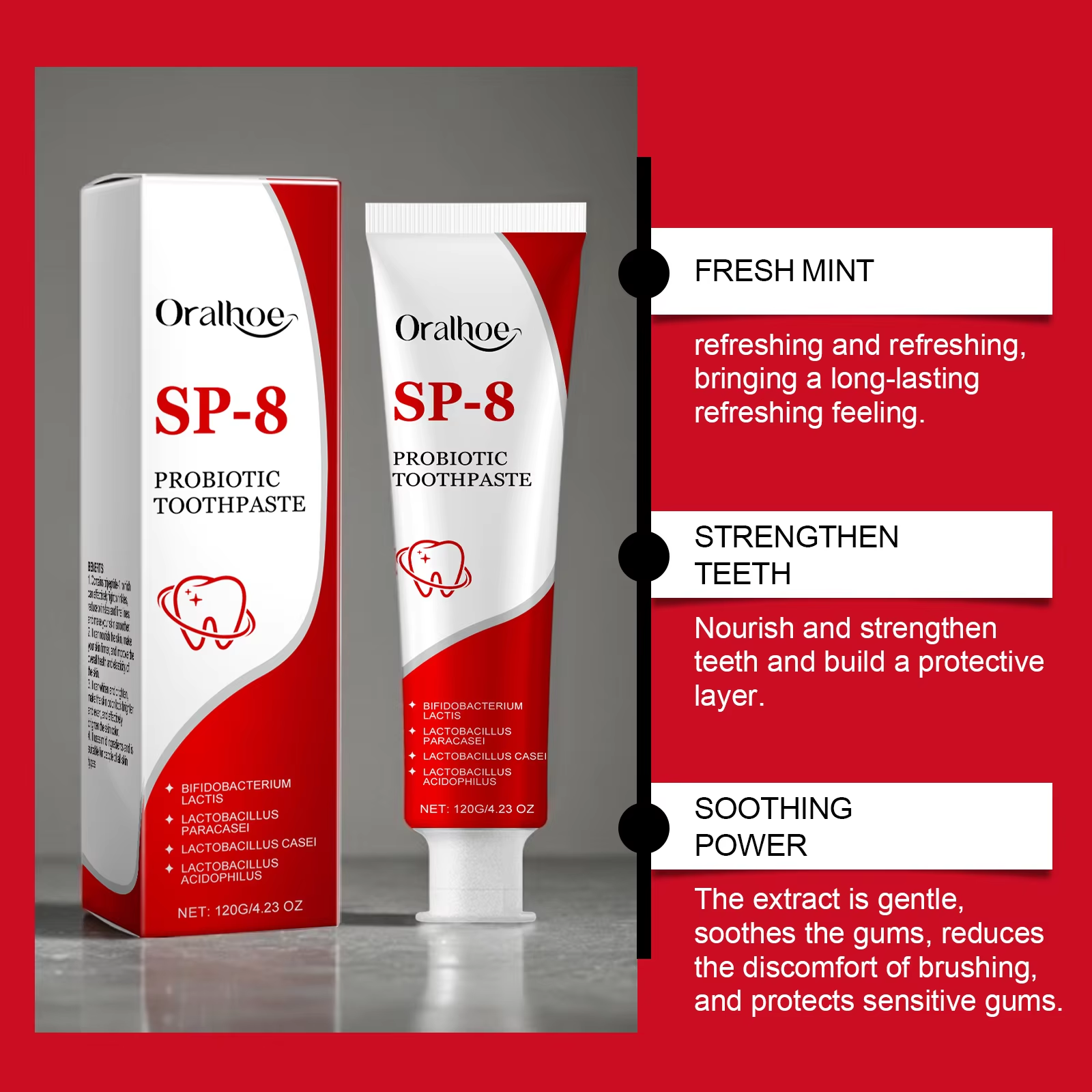 Sp-8 Probiotic Toothpaste Brig - Teeth Whitening That Works ulasan dan harga