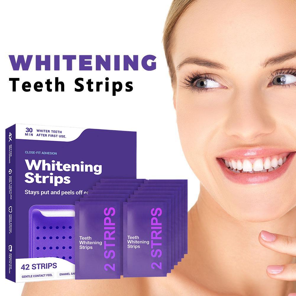 Teeth Whitening Strips 42 Stri - Teeth Whitening Fast ulasan dan harga
