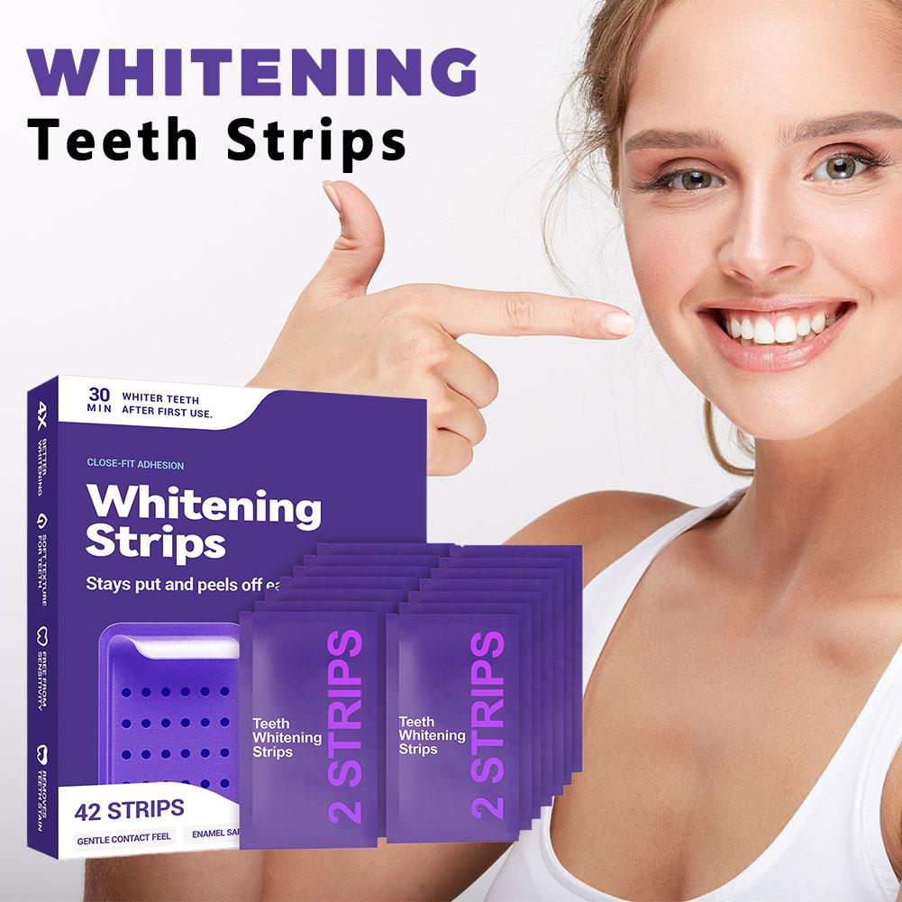Teeth Whitening Strips 42 Stri - Teeth Whitening Fast ulasan dan harga
