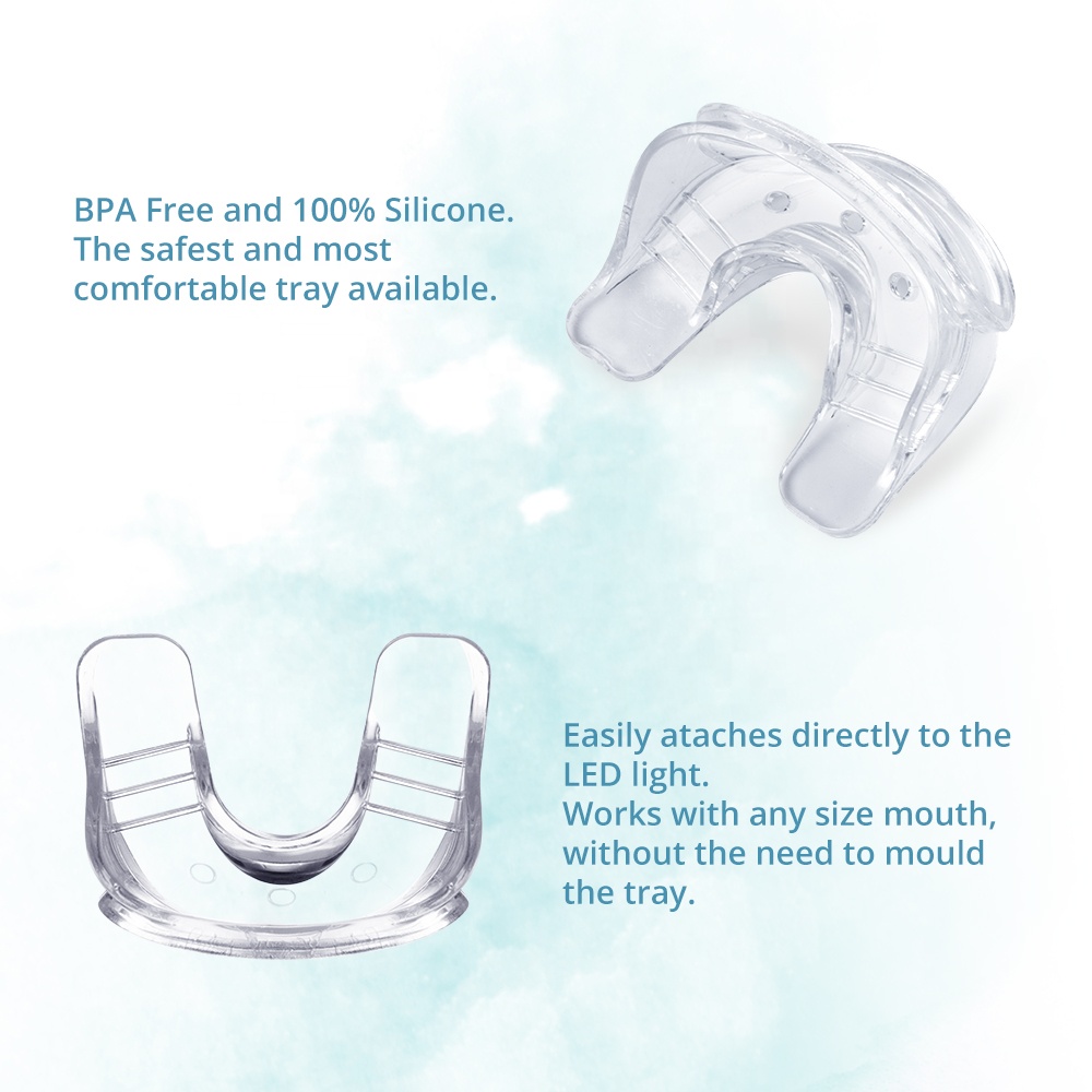 Led Tooth Whitening Kit Free M - Led Mouth Tray ulasan dan harga