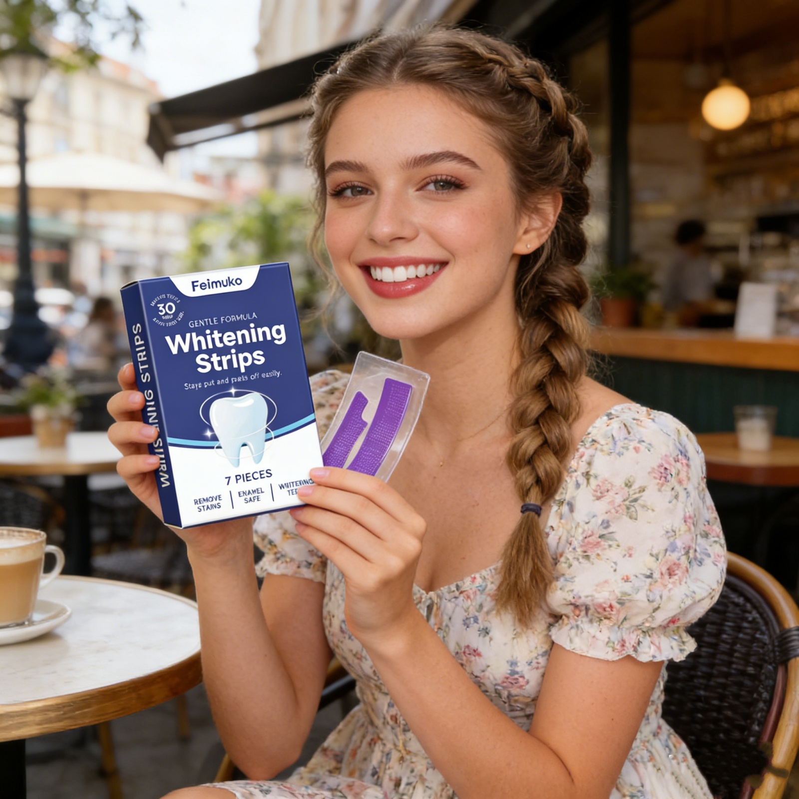 Purple Teeth Whitening Strips  - Teeth Whitening Fast ulasan dan harga