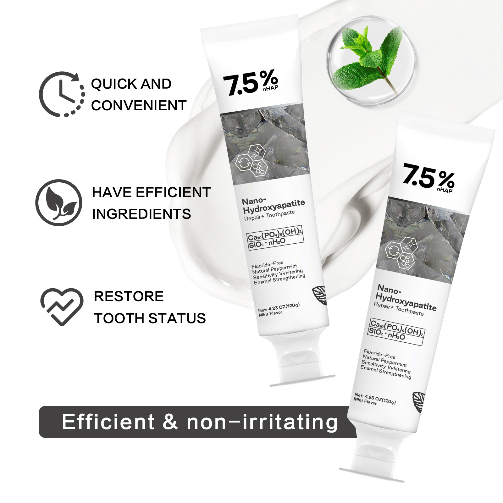 Nano Hydroxyapatite Toothpaste - Remineralizing Toothpaste ulasan dan harga