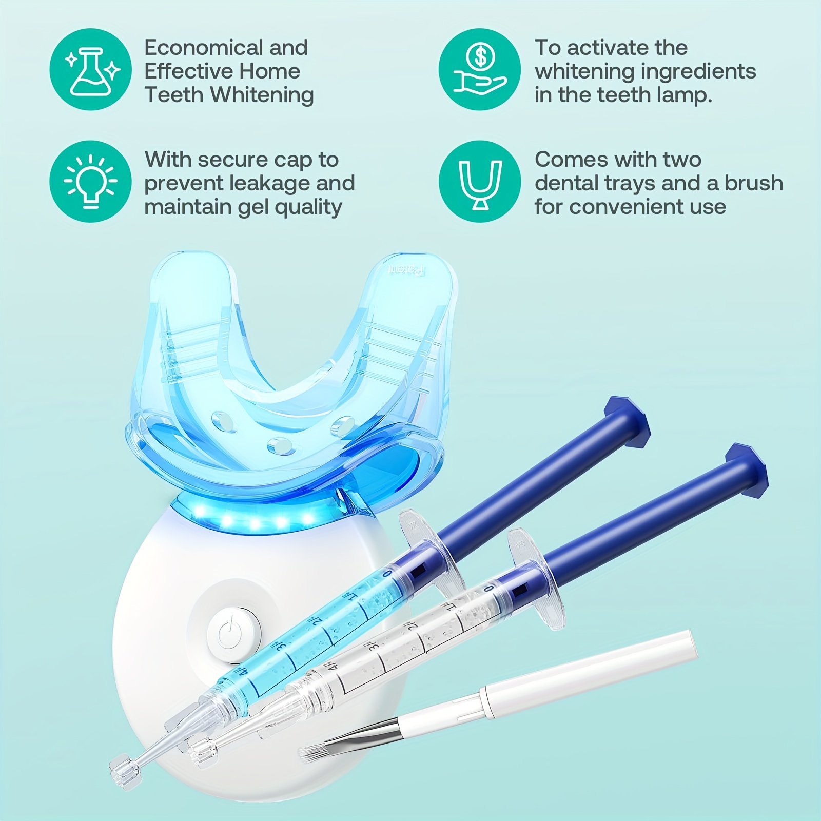 LED Teeth Whitening Light with - Led Mouth Tray ulasan dan harga