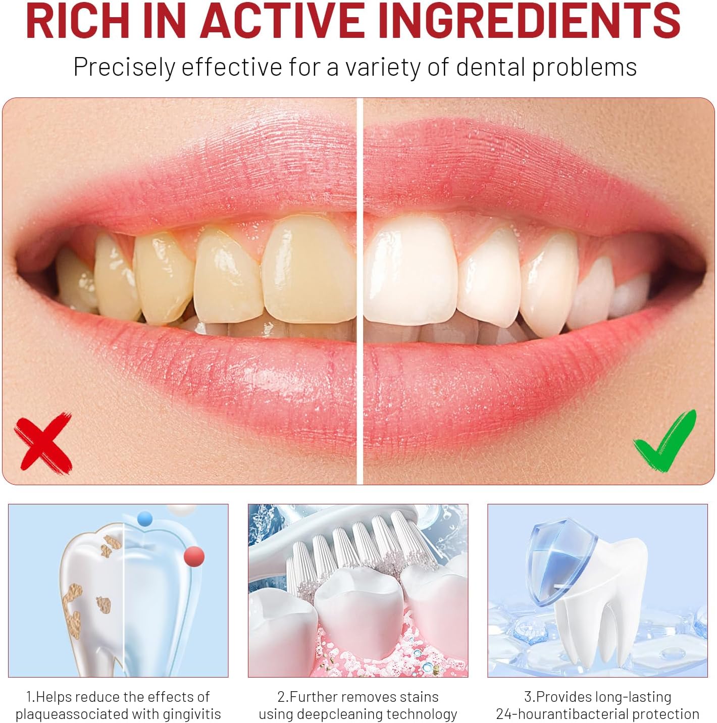 Niacinamide Whitening Toothpas - Teeth Whitening That Works ulasan dan harga