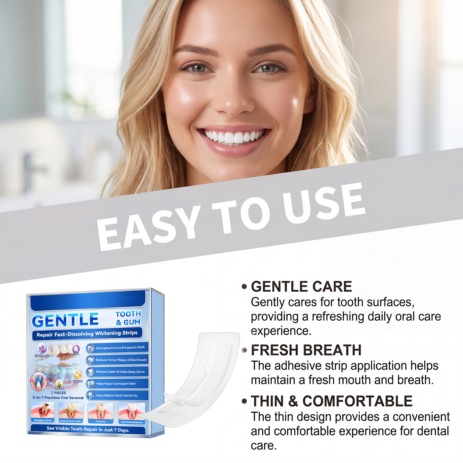 Teeth Whitening Strips Fast Re - Teeth Whitening Fast ulasan dan harga