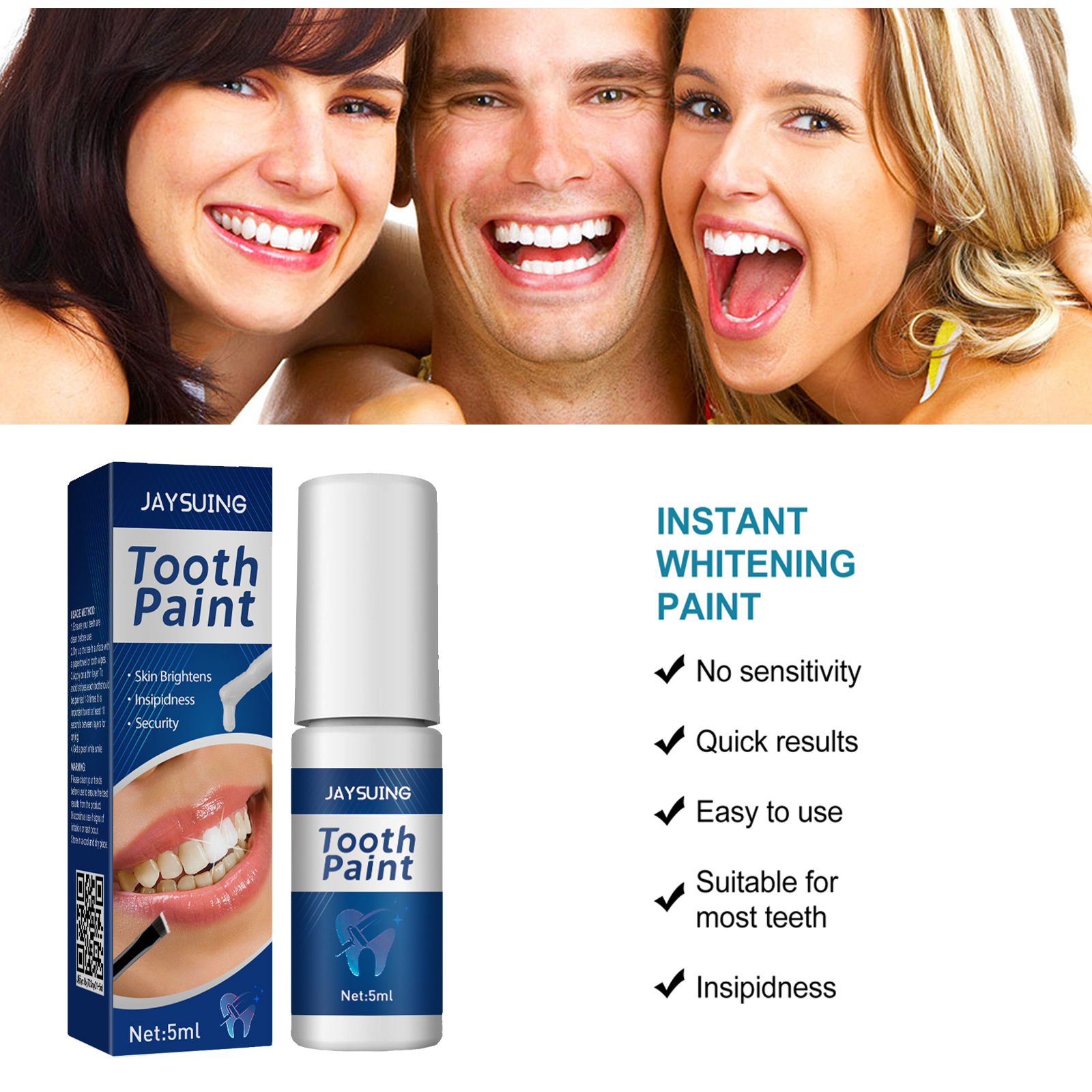Teeth Brighten Paint Instantly - Teeth Whitening Fast ulasan dan harga