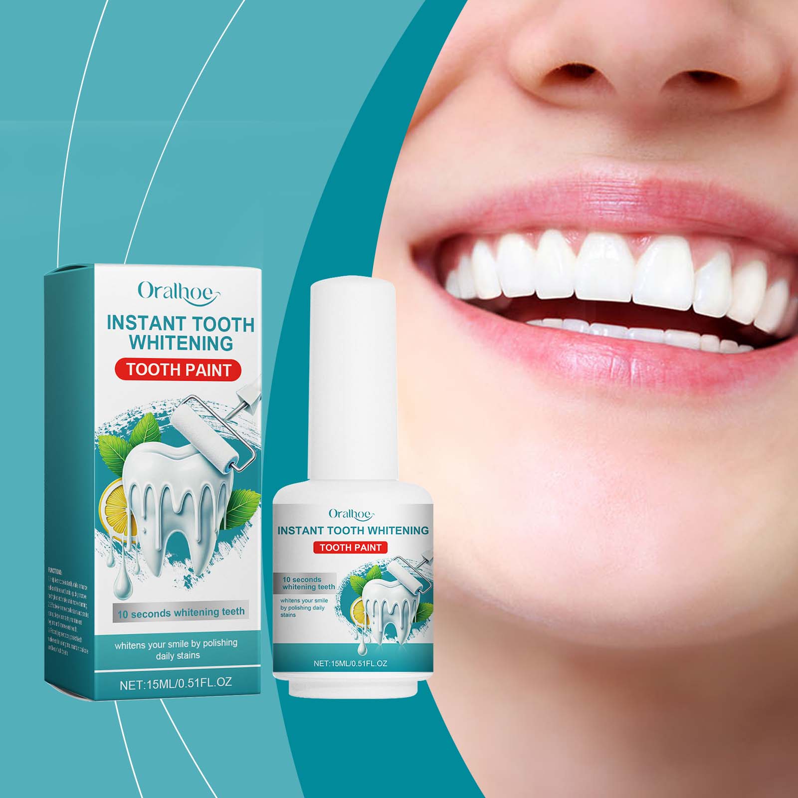 Tooth Whitening Paint Instant  - Teeth Whitening Serum ulasan dan harga