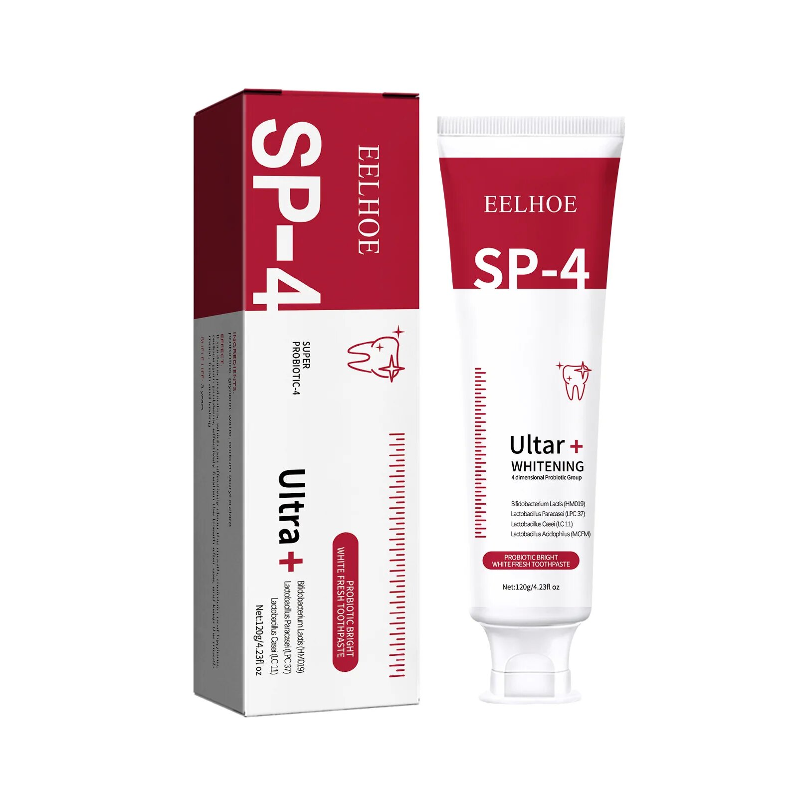 120g Probiotic Whitening Tooth - Teeth Whitening With Coconut Oil ulasan dan harga
