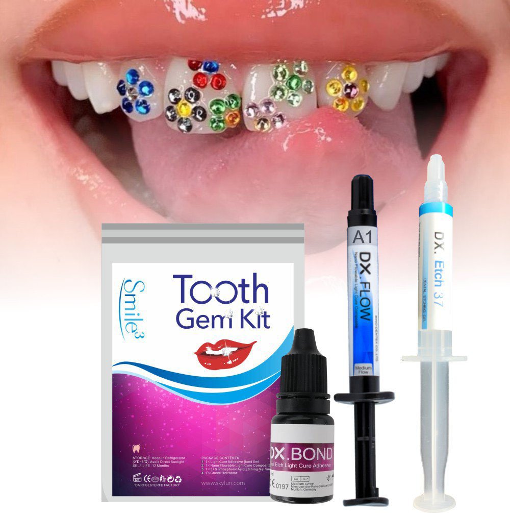 HOT Tooth Gem Kit Teeth Decora - Teeth Whitening Mouthwash ulasan dan harga