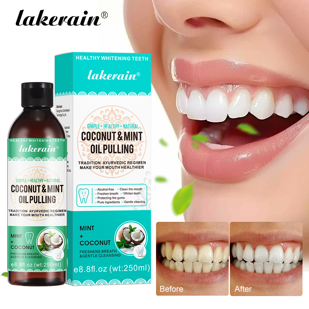 Coconut Mint Pulling Oil Mouth - Teeth Whitening With Coconut Oil ulasan dan harga