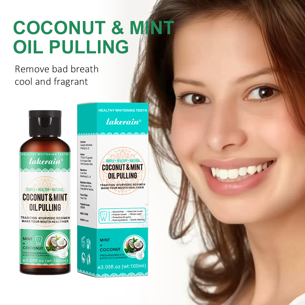 Coconut Mint Pulling Oil Mouth - Teeth Whitening With Coconut Oil ulasan dan harga