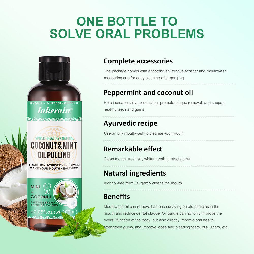 Coconut Mint Pulling Oil Mouth - Teeth Whitening With Coconut Oil ulasan dan harga
