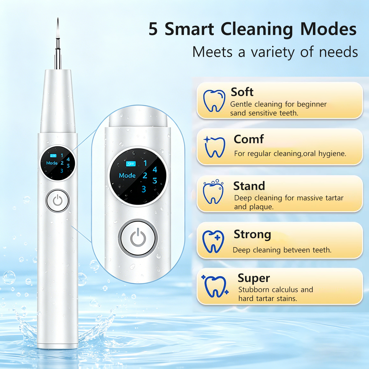 Ultrasonic Scaler Plaque Remov - Teeth Whitening Mouthwash ulasan dan harga