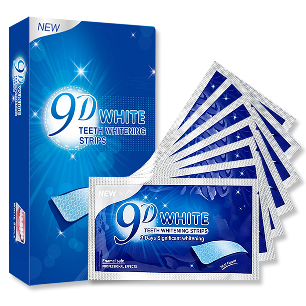 9D White Teeth Whitening Strip - Teeth Whitening Fast ulasan dan harga