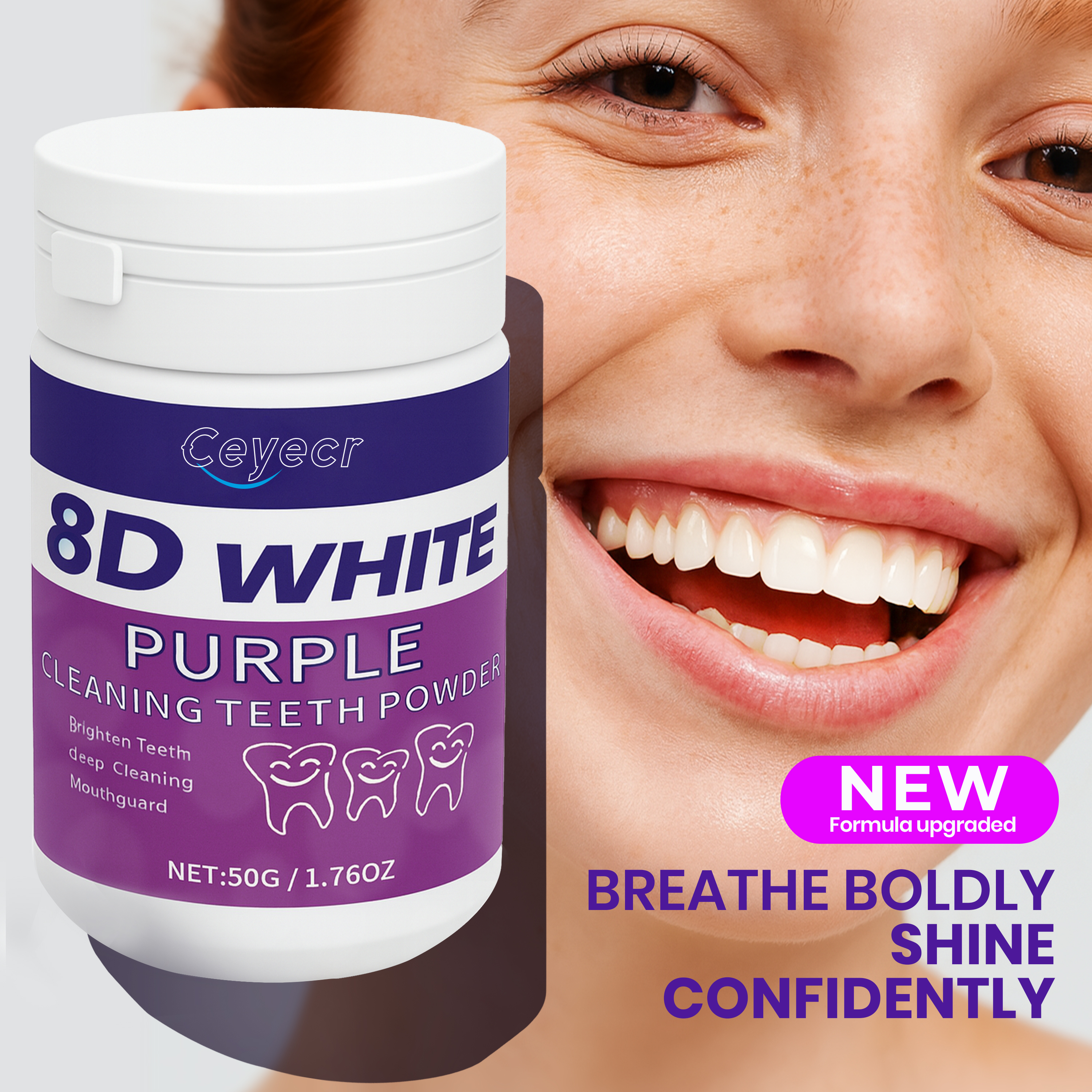 8D white Teeth Whitening Powde - Remineralizing Toothpaste ulasan dan harga