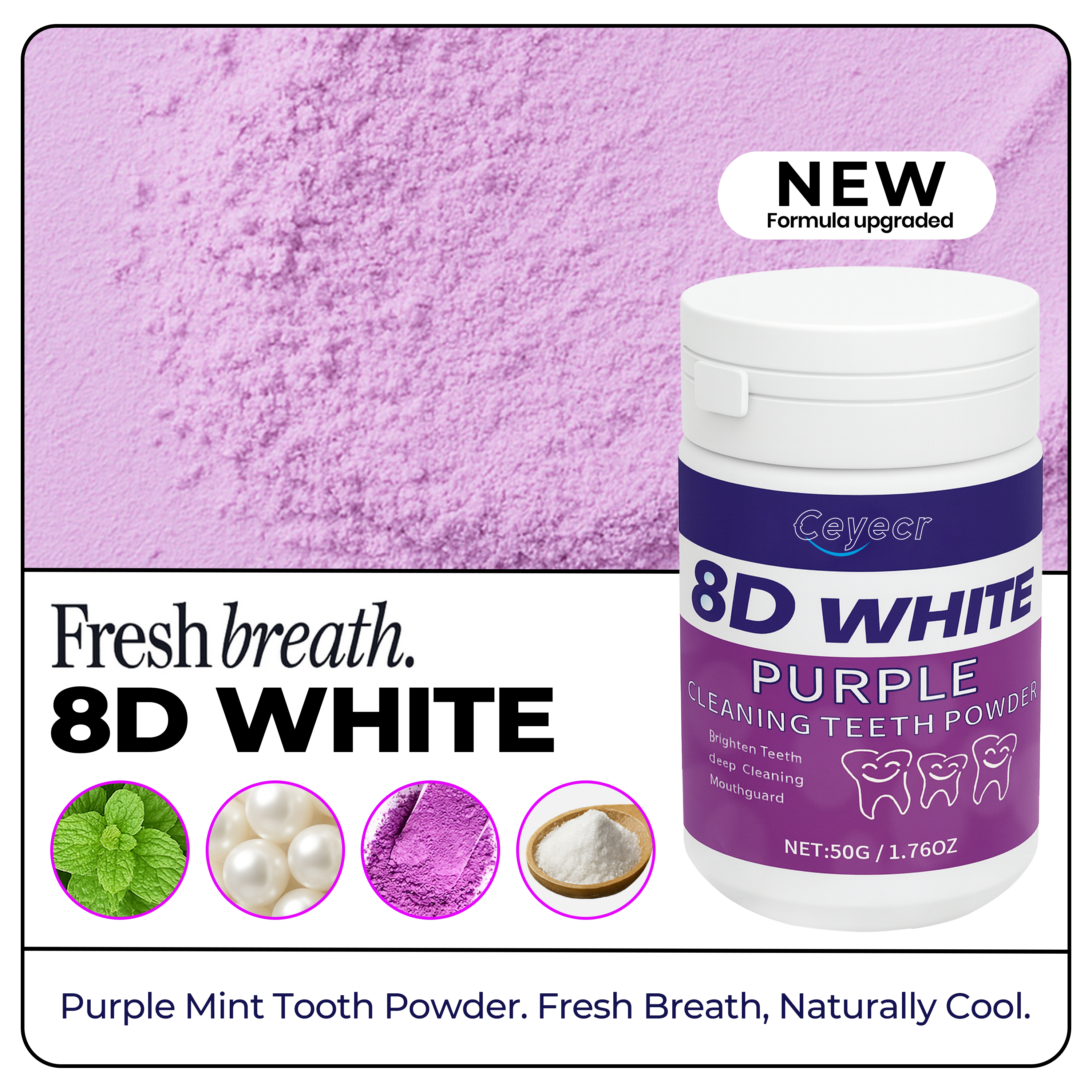 8D white Teeth Whitening Powde - Remineralizing Toothpaste ulasan dan harga