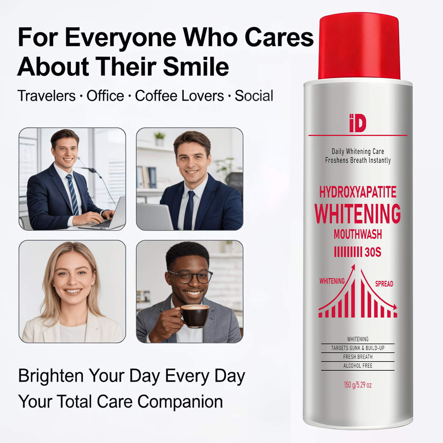 Hydroxyapatite Whitening Mouth - Teeth Whitening Mouthwash ulasan dan harga