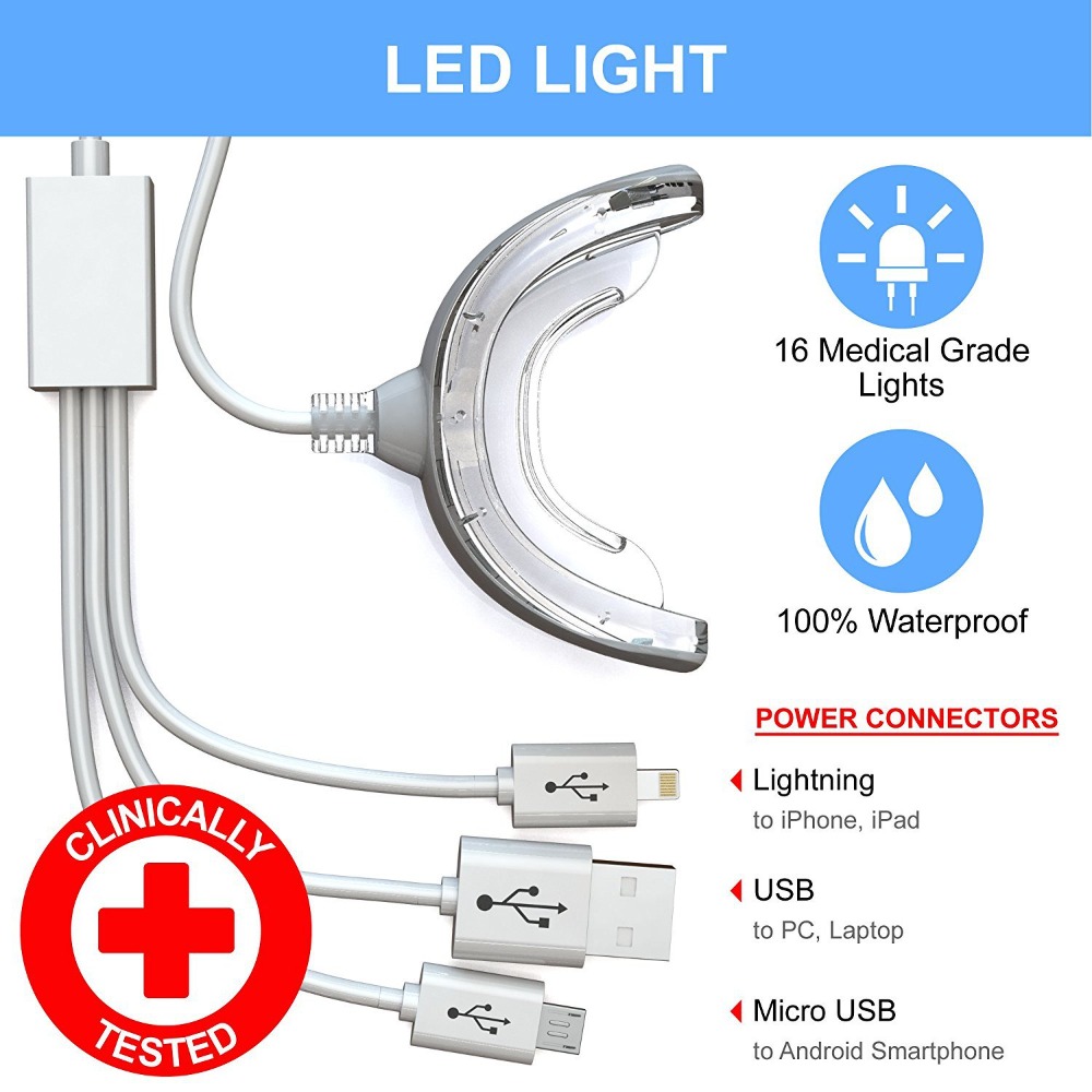 3 in1 Teeth Whitening Lamp 16  - Teeth Whitening Accelerator ulasan dan harga