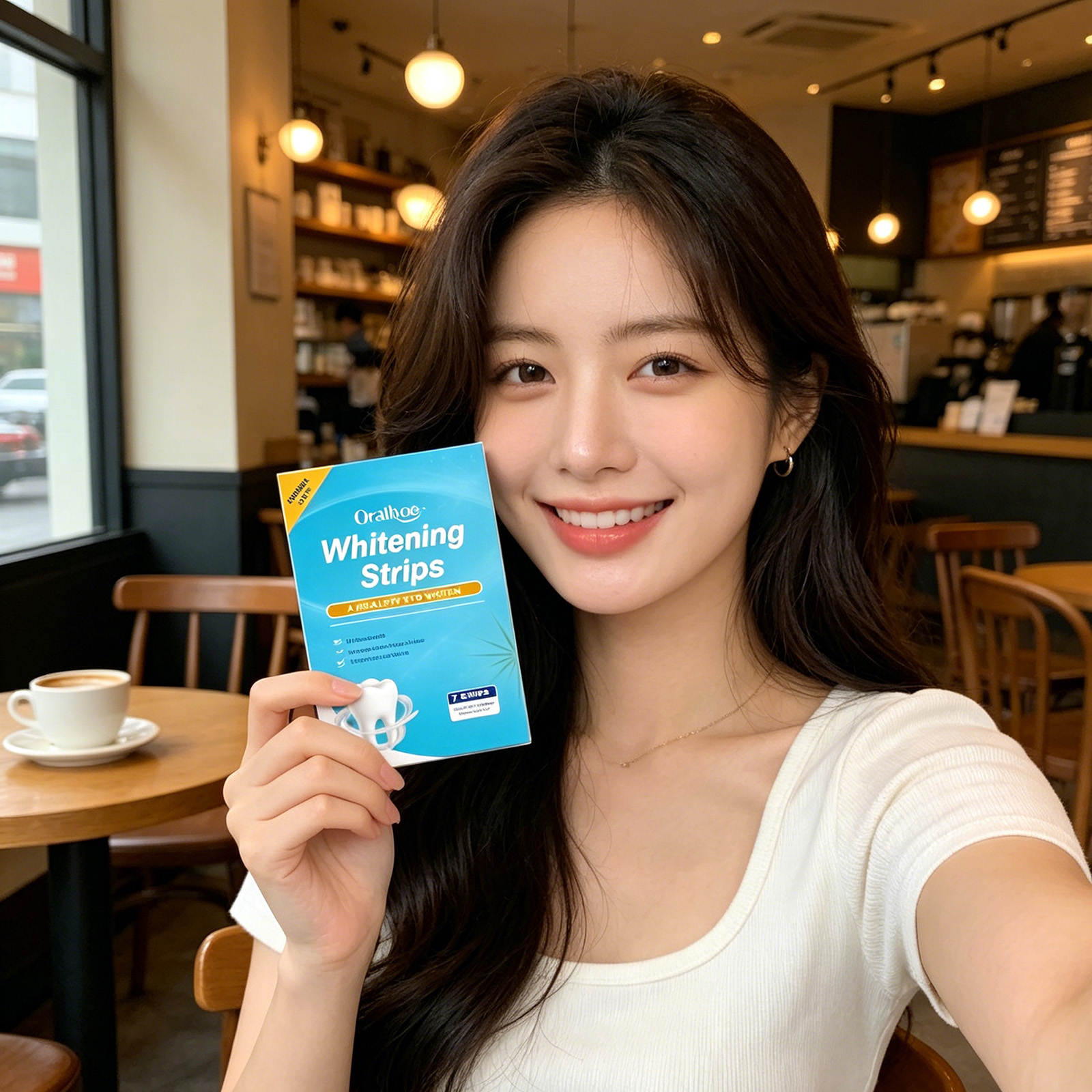 Oralhoe Teeth Whitening Strips - Teeth Whitening With Coconut Oil ulasan dan harga