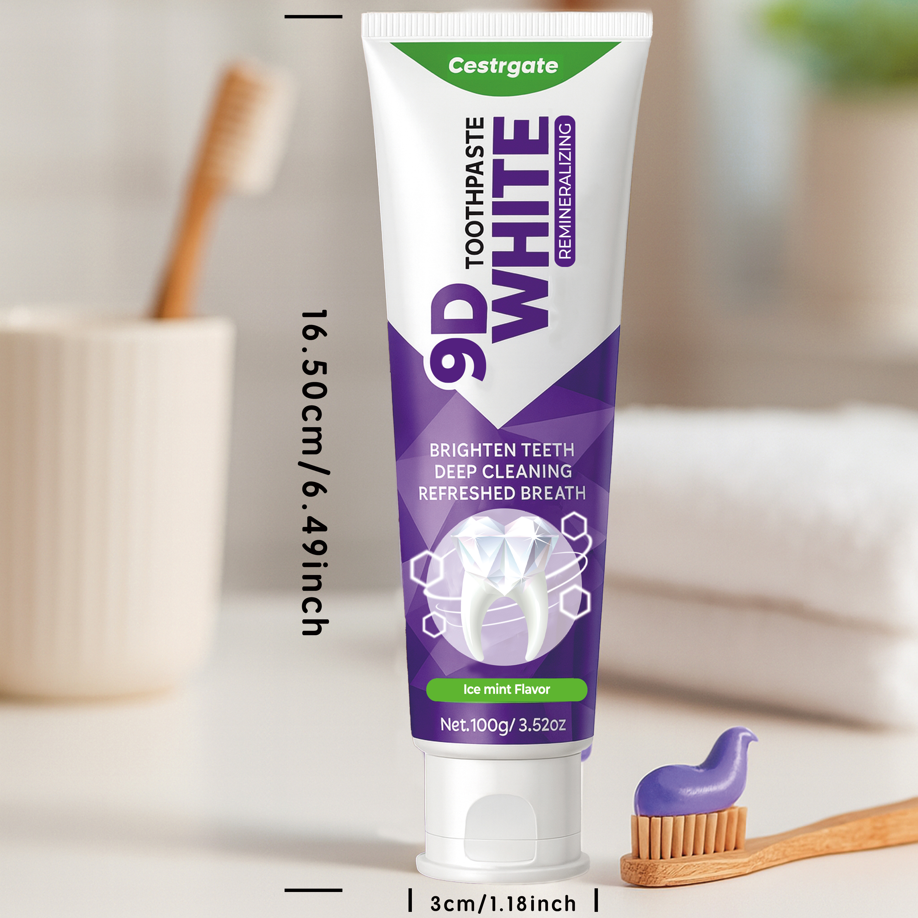 9D White 10% Hydroxyapatite To - Remineralizing Toothpaste ulasan dan harga