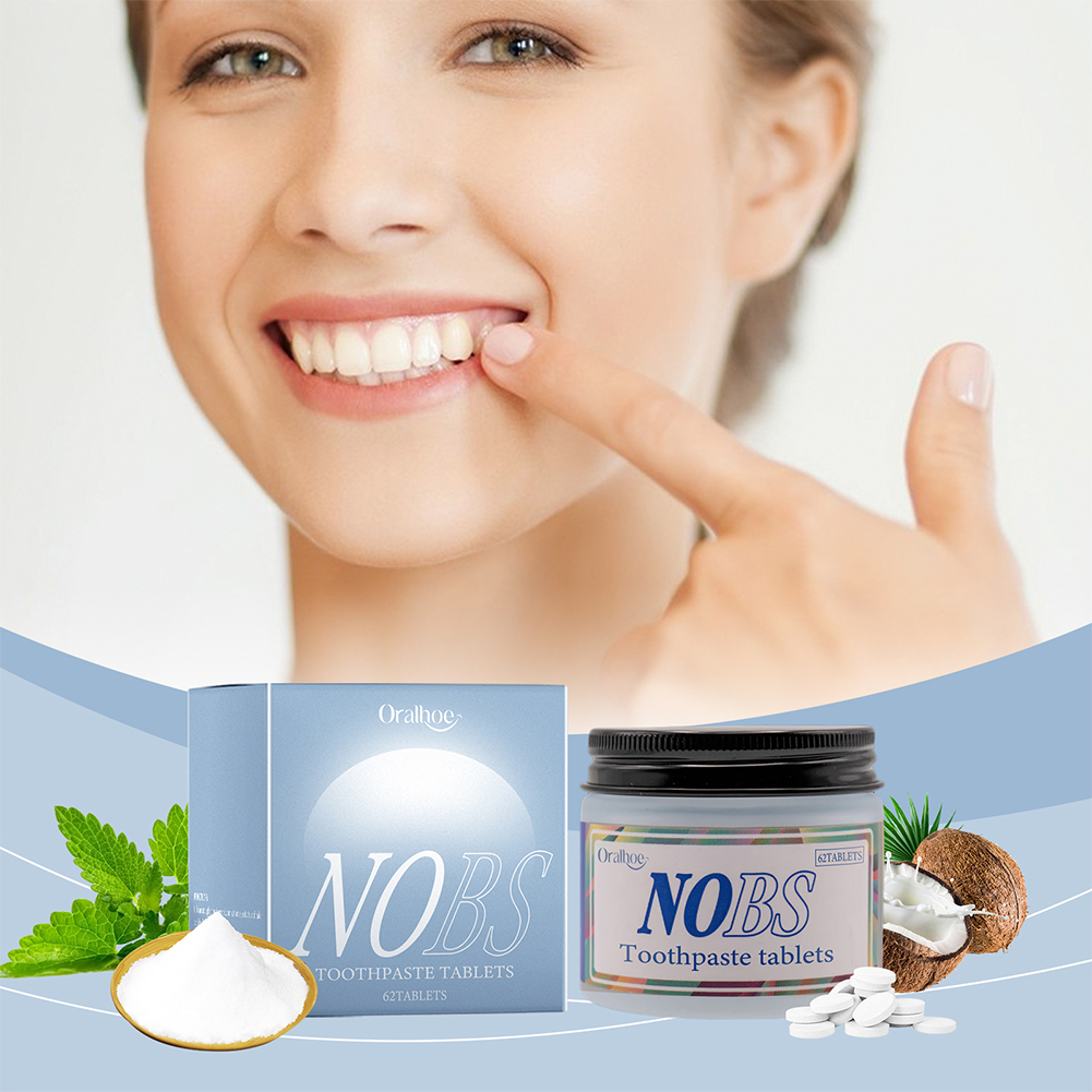 NOBS Toothpaste Tablets - Nano - Teeth Whitening With Coconut Oil ulasan dan harga