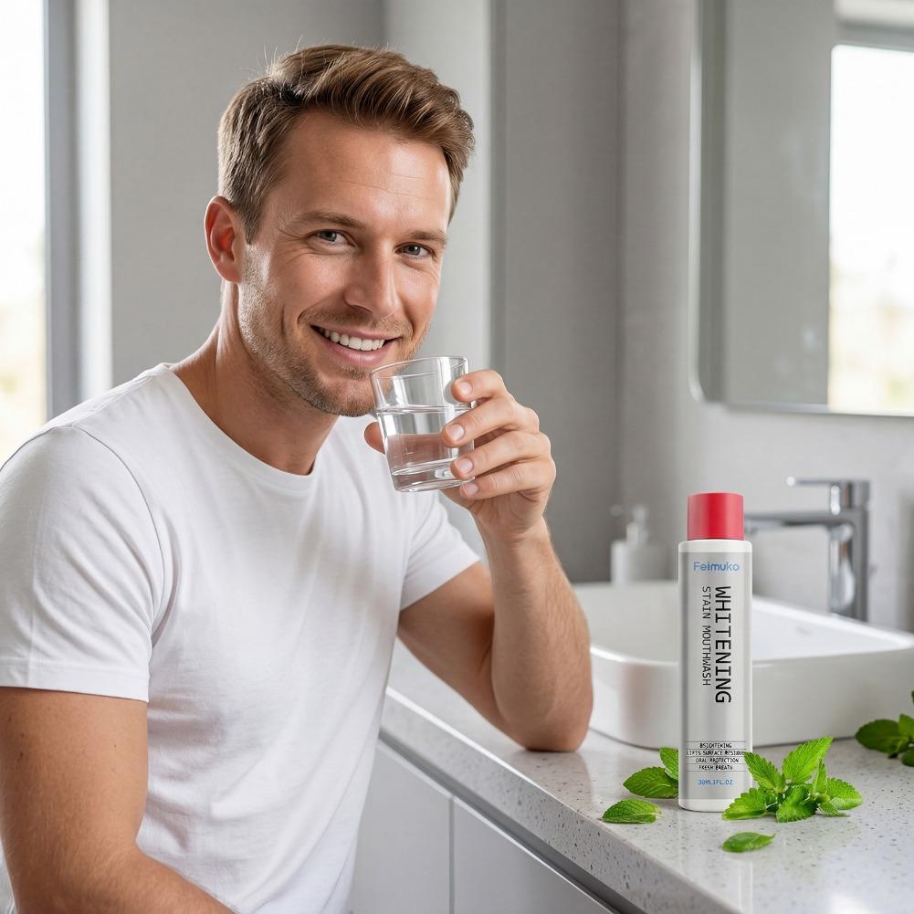 Brightening Lifts Teeth Surfac - Teeth Whitening Mouthwash ulasan dan harga