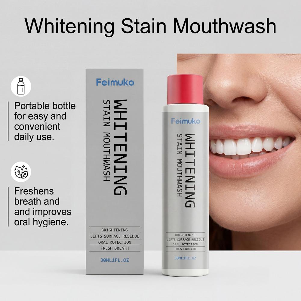 Brightening Lifts Teeth Surfac - Teeth Whitening Mouthwash ulasan dan harga