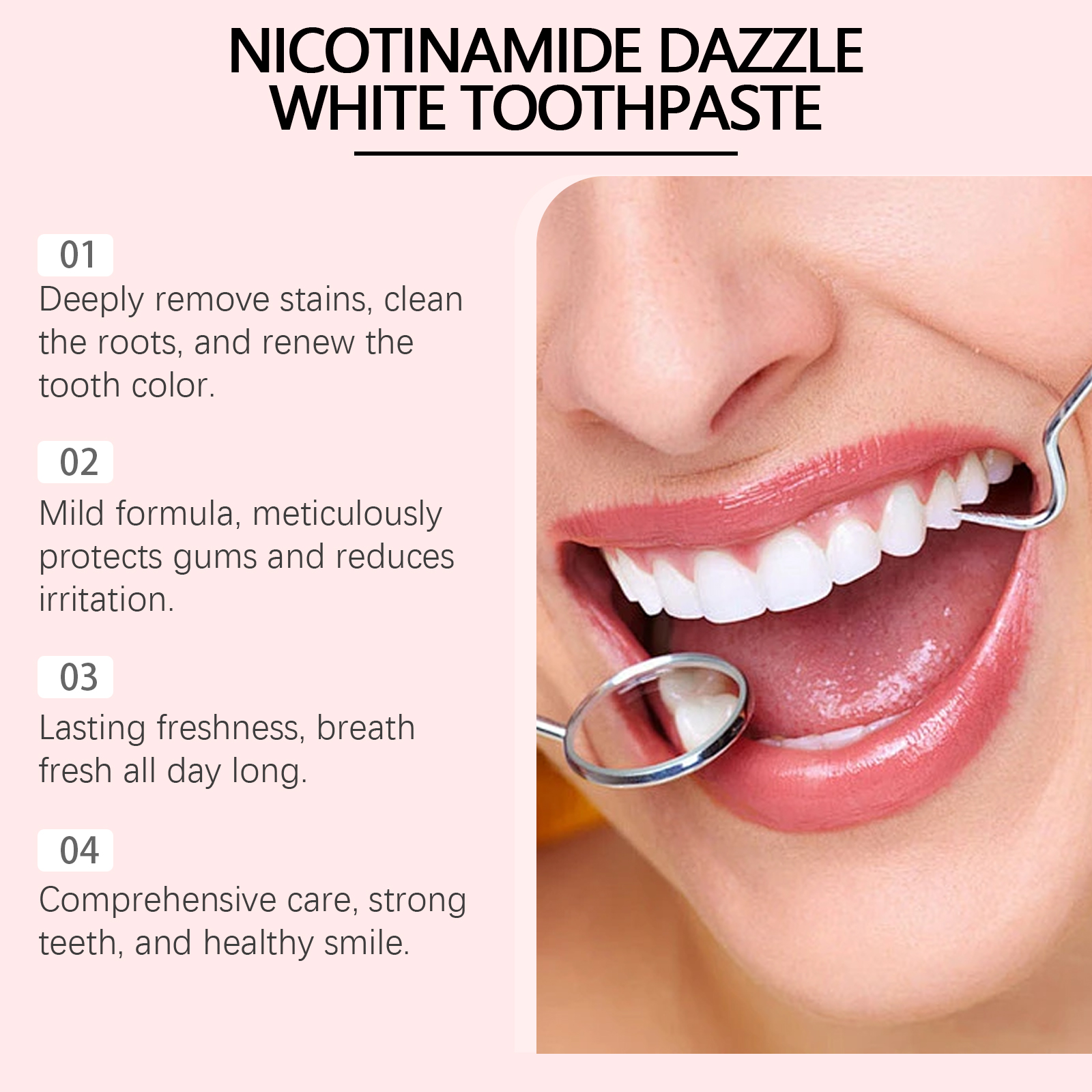 Niacinamide Teeth Brightening  - Remineralizing Toothpaste ulasan dan harga
