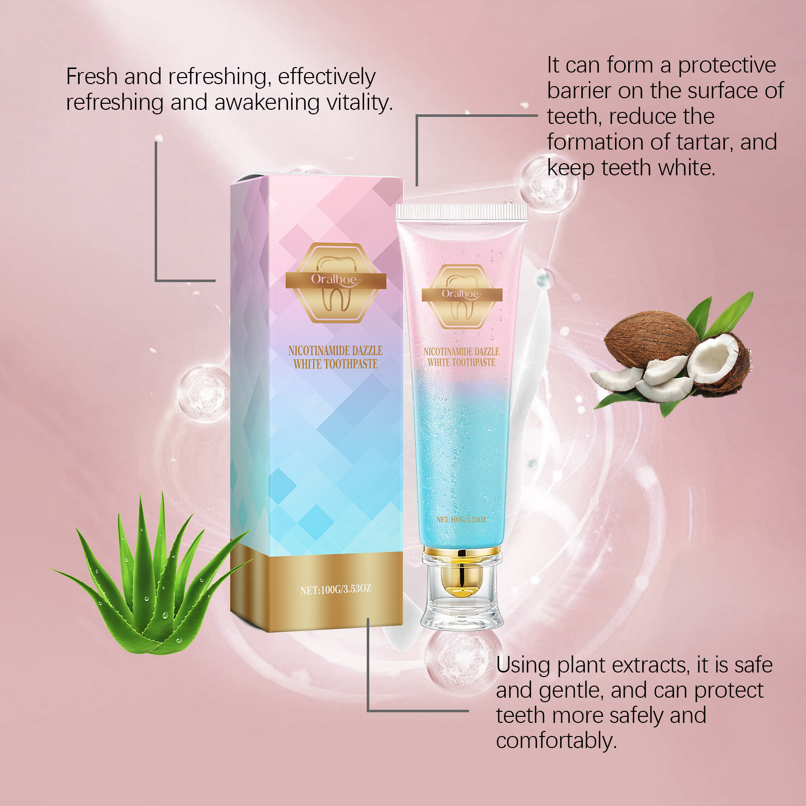 Niacinamide Teeth Brightening  - Remineralizing Toothpaste ulasan dan harga