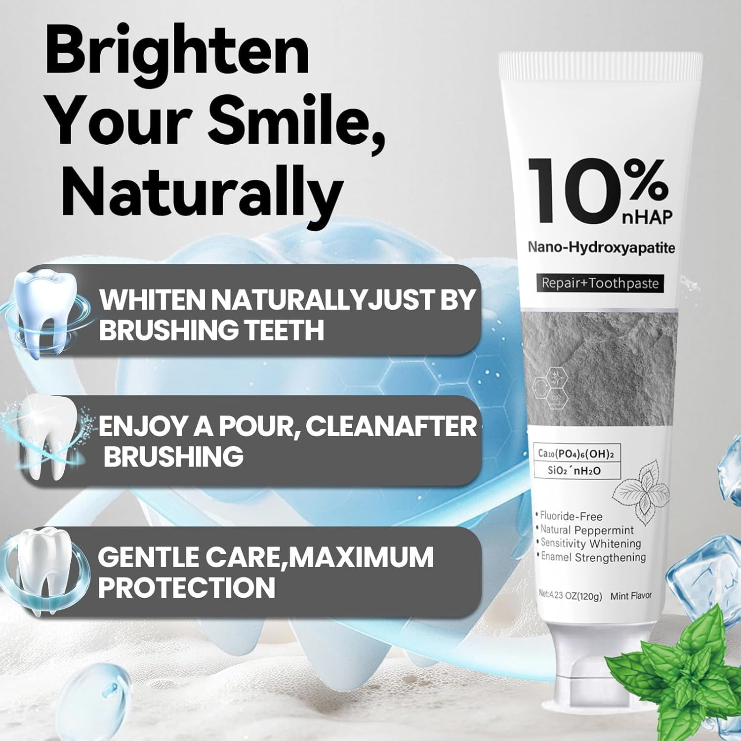 10% Nano-Hydroxyapatite Toothp - Teeth Whitening That Works ulasan dan harga