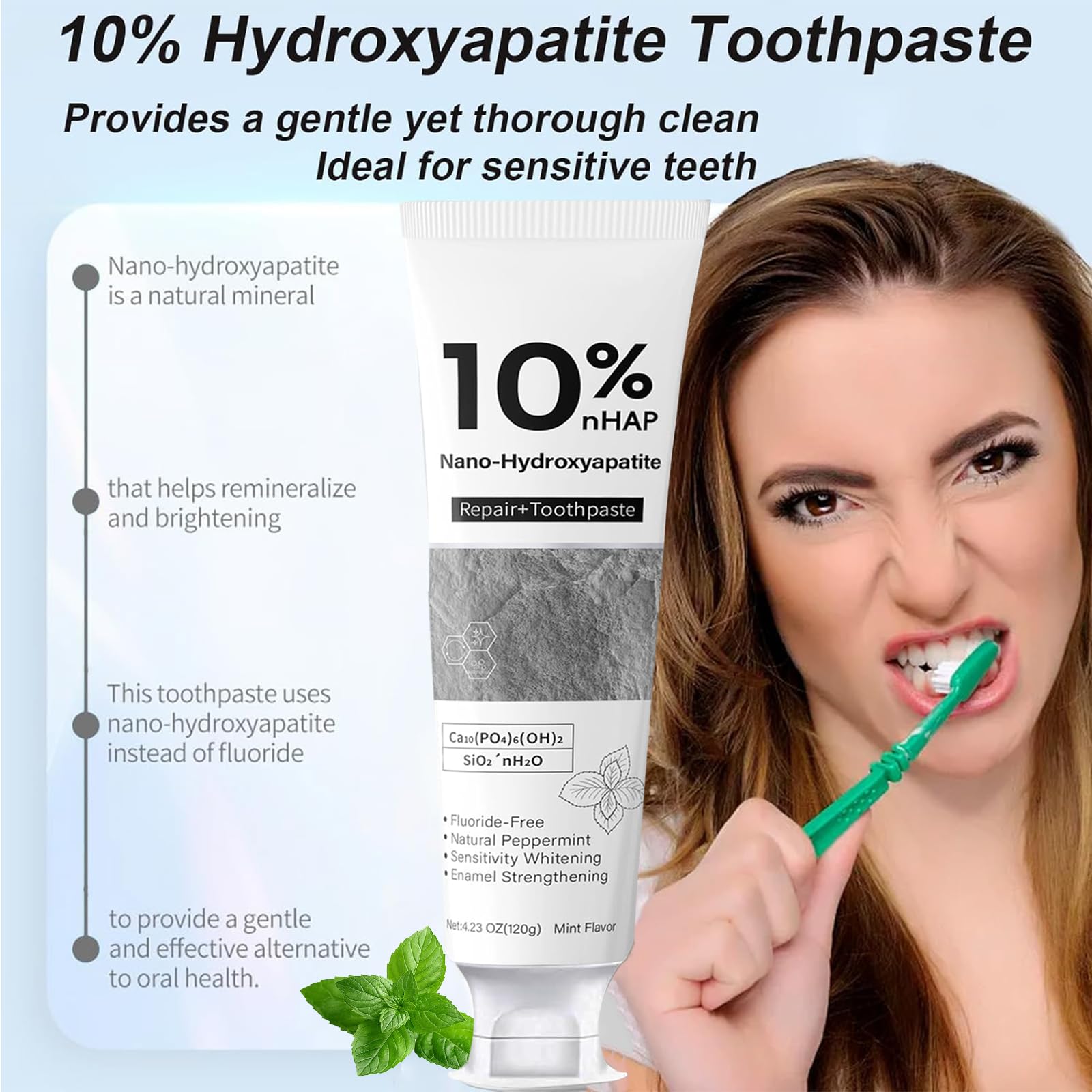 10% Nano-Hydroxyapatite Toothp - Teeth Whitening That Works ulasan dan harga