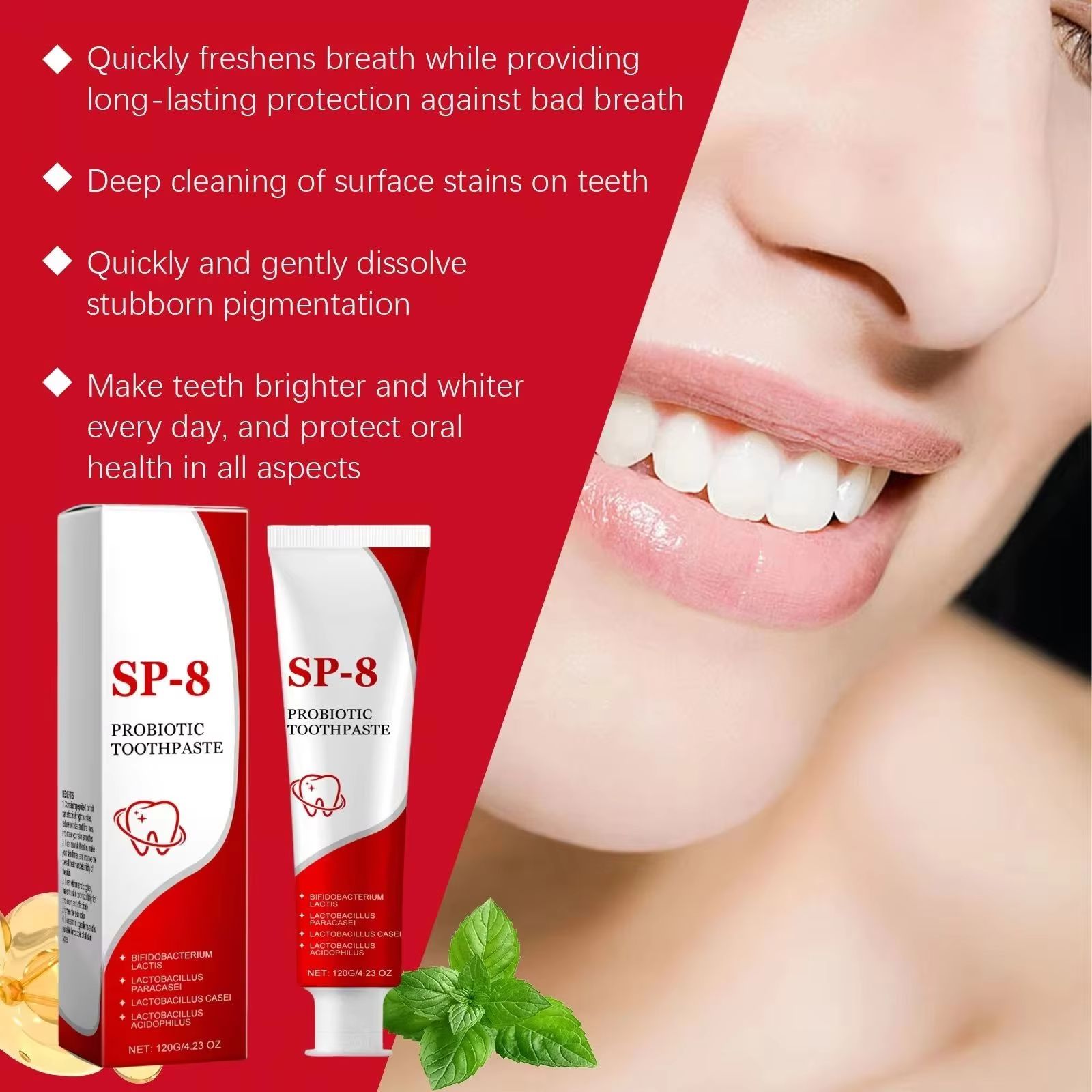 Sp 10 Probiotic Whitening Toot - Remineralizing Toothpaste ulasan dan harga