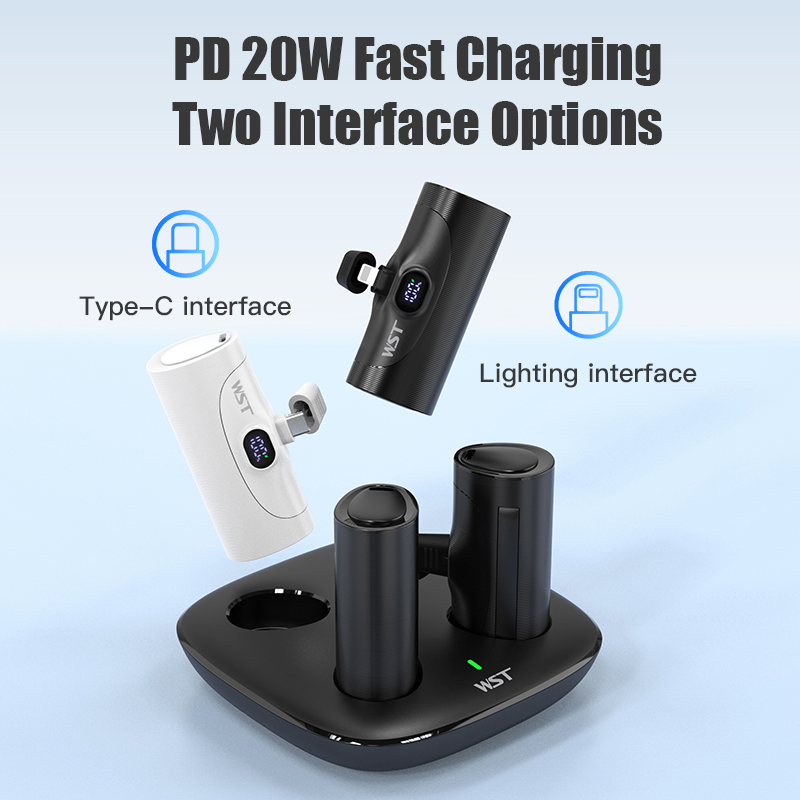 4pcs Portable Mini Power Bank  - Led Mouth Tray ulasan dan harga
