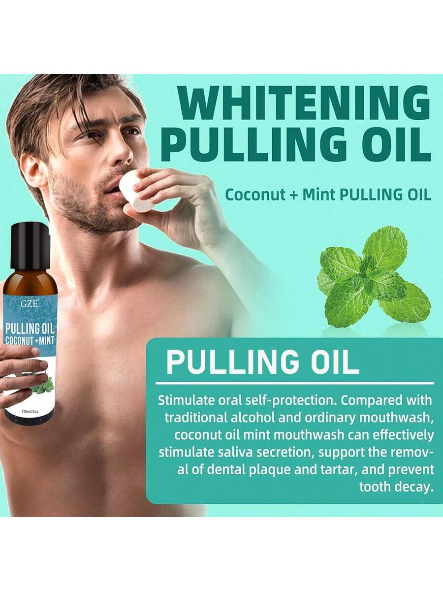 GZE Coconut Oil Pulling with N - Teeth Whitening With Coconut Oil ulasan dan harga