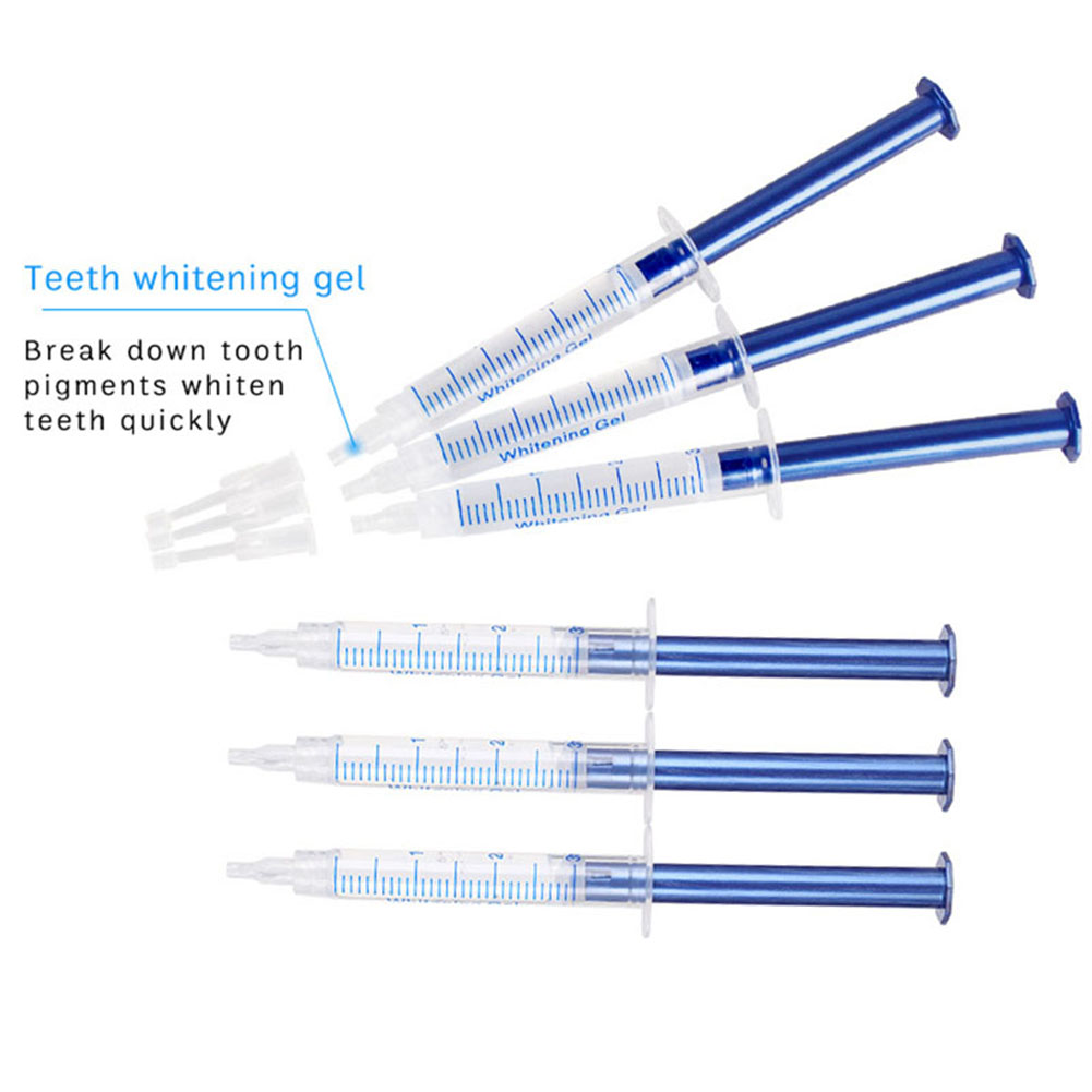 3/6/10 Teeth Whitening Kit Gel - Led Mouth Tray ulasan dan harga