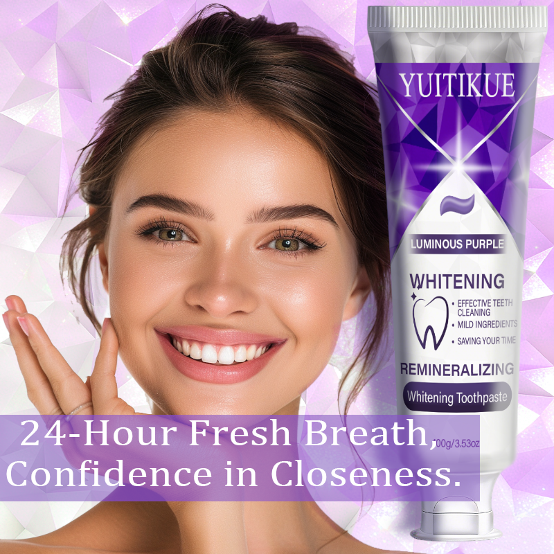 YUITIKUE Luminous Purple White - Remineralizing Toothpaste ulasan dan harga