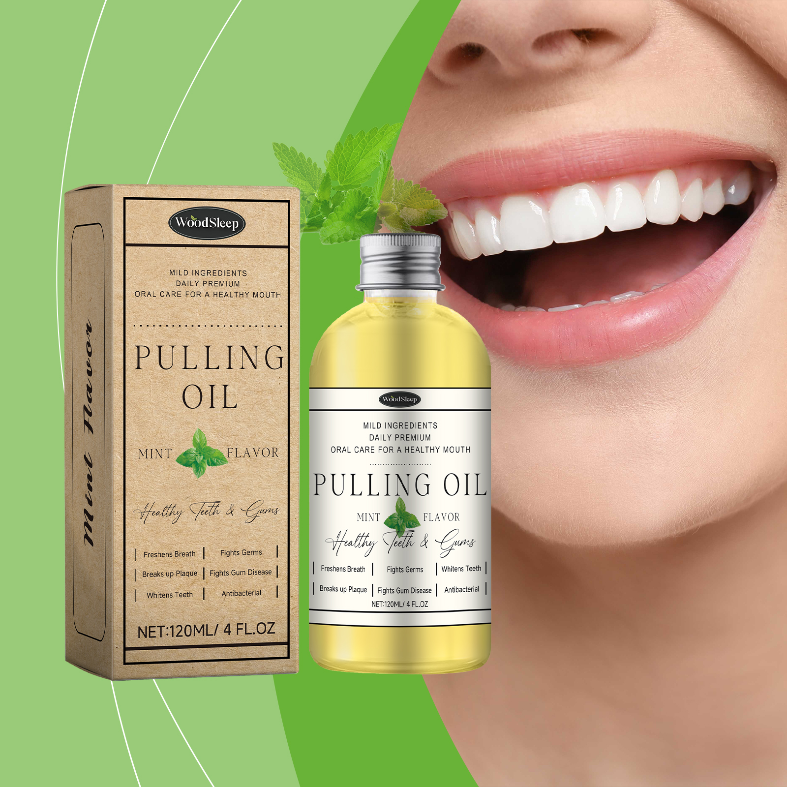 Coconut Mint Pulling Oil Mouth - Teeth Whitening With Coconut Oil ulasan dan harga