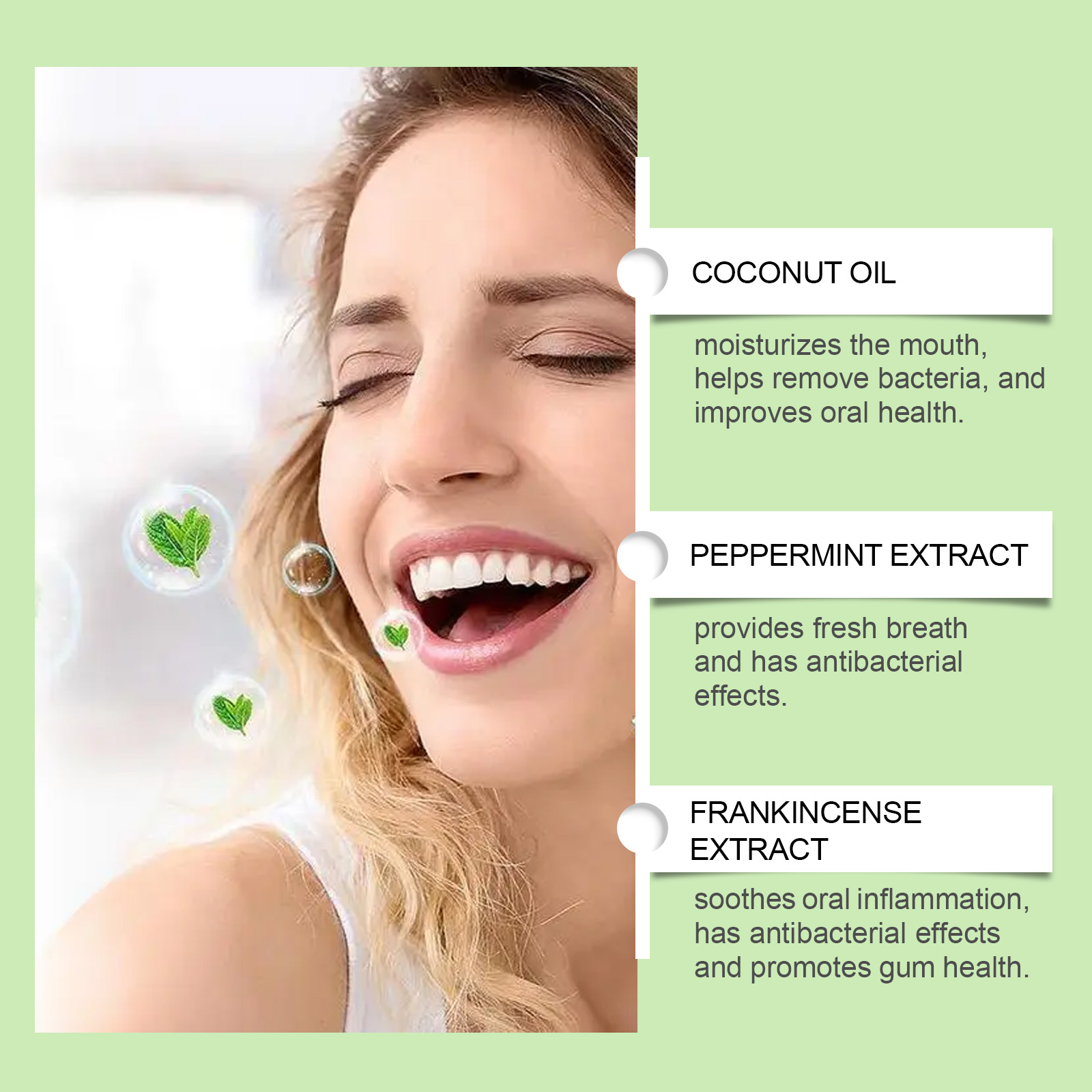 Coconut Mint Pulling Oil Mouth - Teeth Whitening With Coconut Oil ulasan dan harga