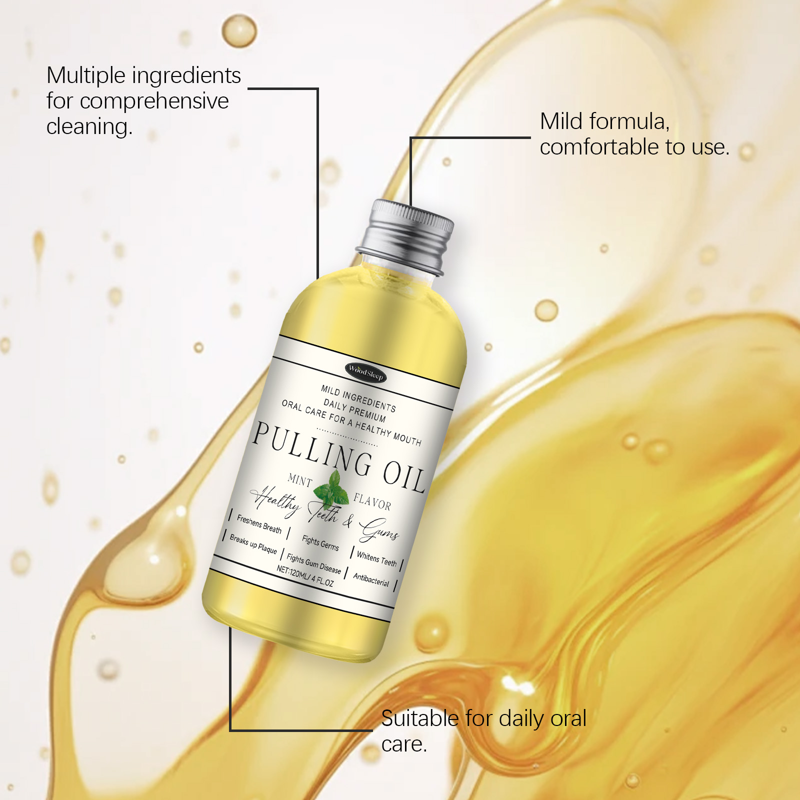 Coconut Mint Pulling Oil Mouth - Teeth Whitening With Coconut Oil ulasan dan harga